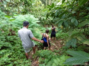 Traveling around Bali - waterfall hiking