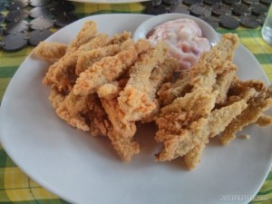 Bohol - Coco farm fried eggplant sticks