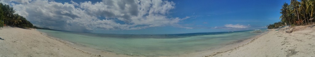 Bohol - panorama hidden beach 1