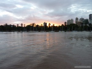 Brisbane - Brisbane sunset