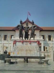 Chiang Mai - 3 kings statue 2