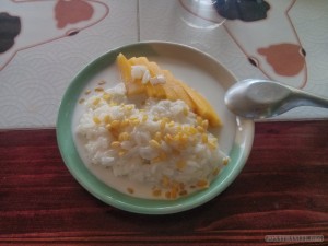 Chiang Mai - cooking class mango sticky rice