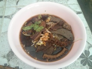 Chiang Mai - noodle with animal parts