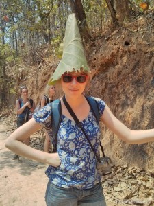 Chiang Mai trekking - Sofie with hat