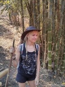 Chiang Mai trekking - cowgirl Helena