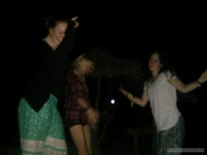 Chiang Mai trekking - dancing in the moonlight