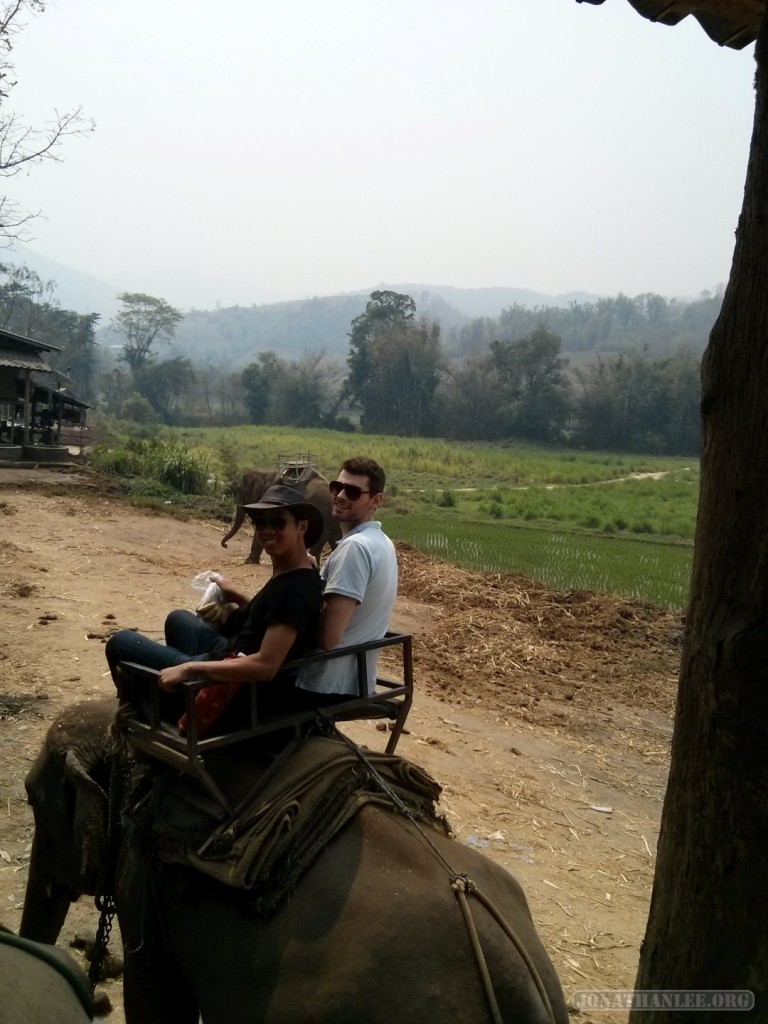Chiang Mai trekking - elephant riding 2