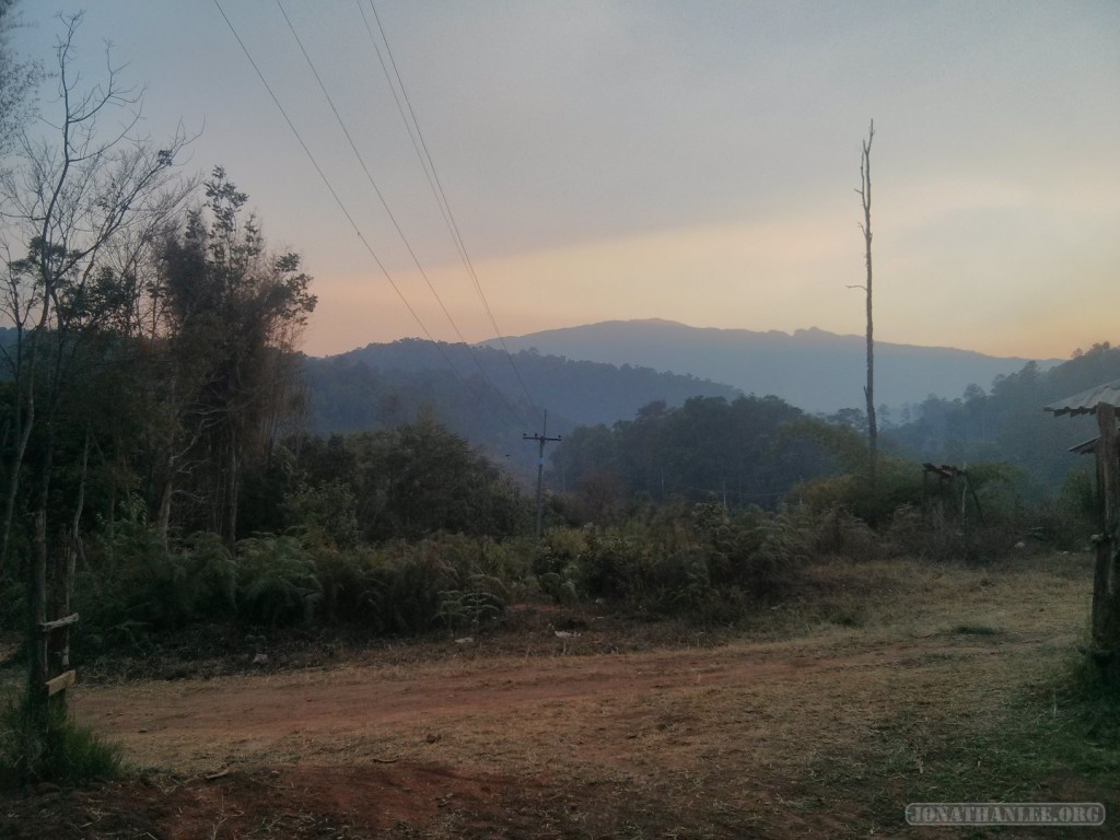 Chiang Mai trekking - sunset