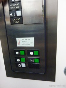 Christchurch - double elevator buttons