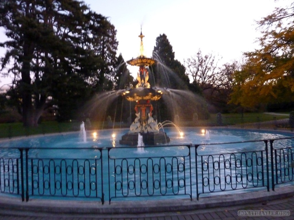 Christchurch - fountain