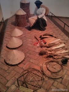Hanoi - Ethnology museum making straw hats
