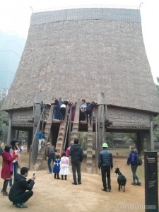 Hanoi - Ethnology museum real tall building