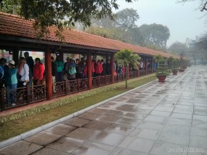 Ho Chi Minh masoleum line