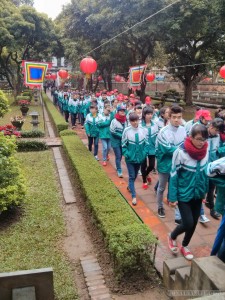 Temple of Literature school group