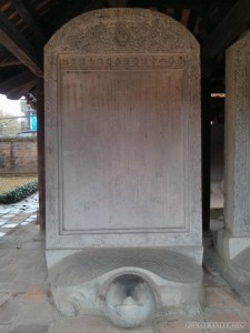 Hanoi - Temple of Literature stele