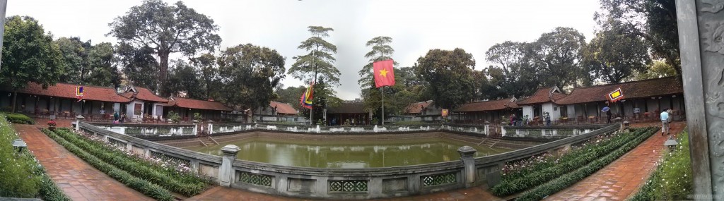 Hanoi - panorama Temple of Literature 2