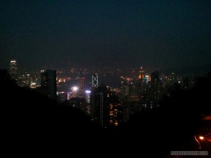 Hong Kong - Victoria peak night view