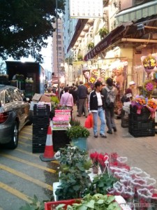 Hong Kong - flower market