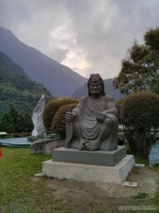 Hualien - Taroko visitor center statue