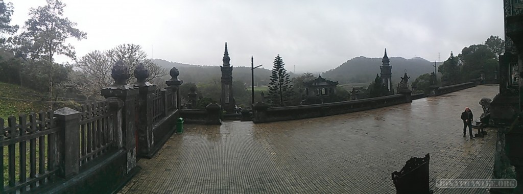 Hue - panorama Khai Dinh tomb
