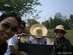 Inle Lake - boat tour ride back from market