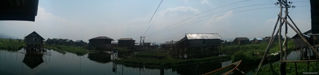 Inle Lake - panorama Maing Thauk harbor view 1