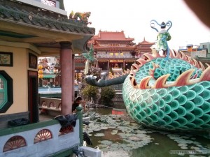 Kaohsiung - lotus pond riding on dragon fishing and city god temple