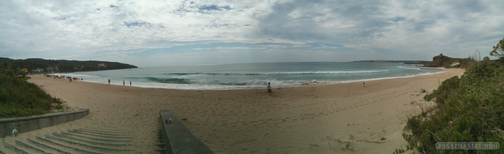 Kenting - panorama east coast surfers