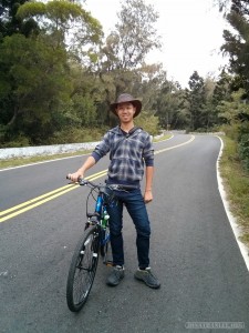 Kenting - portrait on bike 1