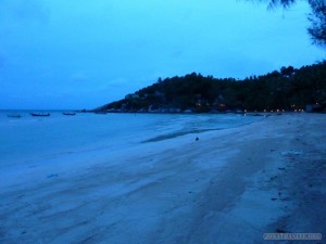 Koh Tao - beach during the night