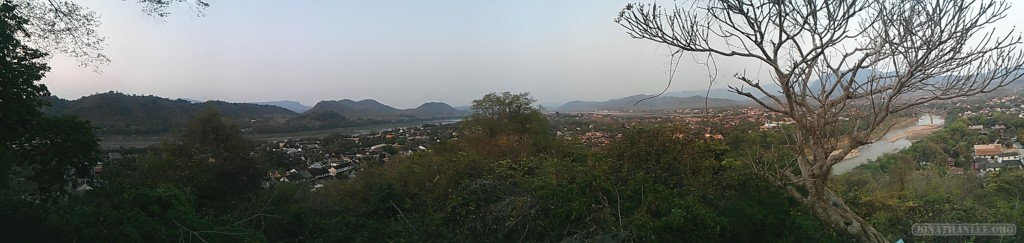 Luang Prabang - panorama Mount Phousi view 1