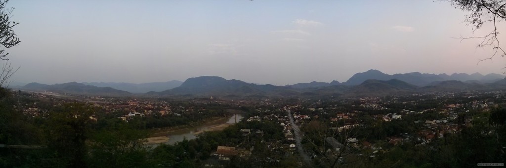 Luang Prabang - panorama Mount Phousi view 2