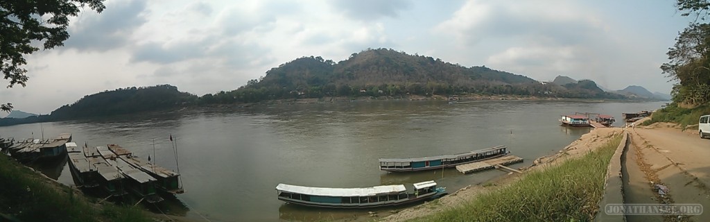 Luang Prabang - panorama river view 3