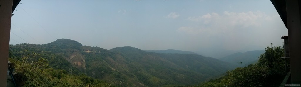 Luang Prabang to Phonsavan - panorama view from bus