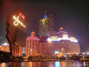 Macau - casino light display