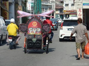 Malacca - pedicab boombox