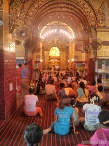 Mandalay - Mahamuni Budhha temple inside 1