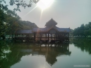 Mandalay - biking around lake view