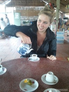Mekong boat tour - honey tea
