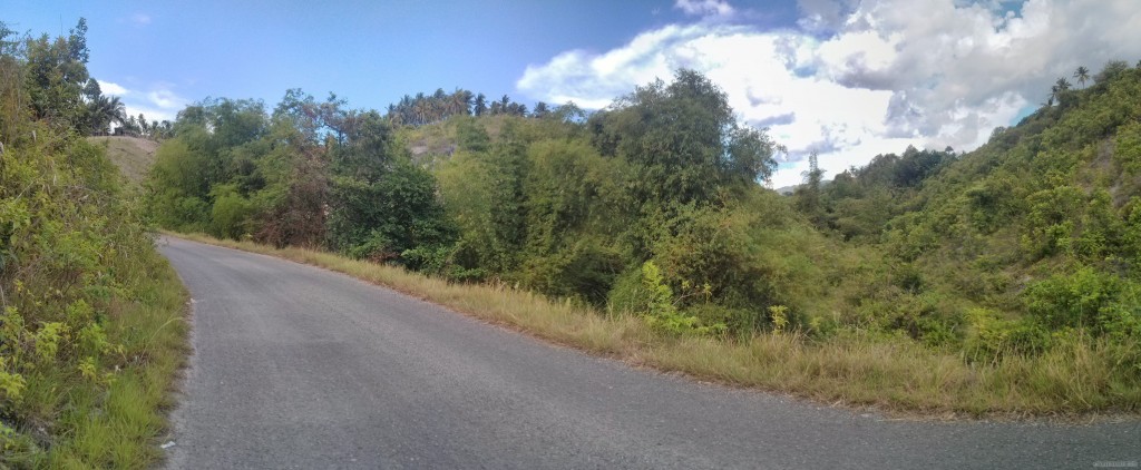 Moalboal - panorama biking path