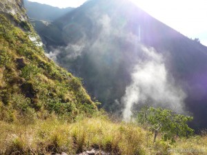 Mount Batur - steam vent 1