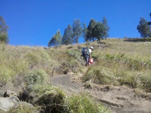 Mount Rinjani - first day climbing