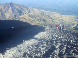 Mount Rinjani - summit path 1