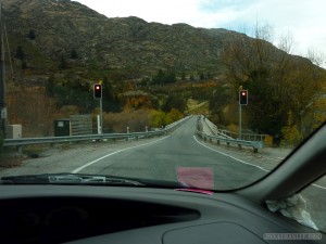 NZ Campervanning - one way bridge