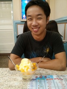 Night Market - mango shaved ice portrait