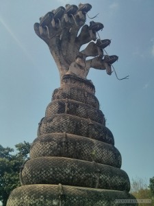 Nong Khai - Sala Keoku 11 buddha and the snakes