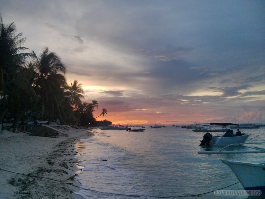 Oslob - sunrise boat