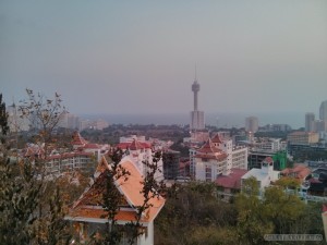 Pattaya - Wat Phra Yai view