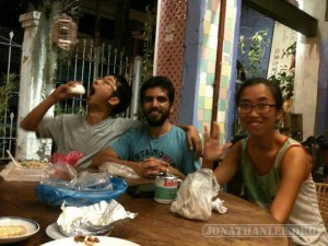 Penang - hostel with friends 2