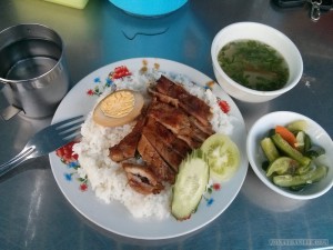 Phnom Penh - breakfast rice